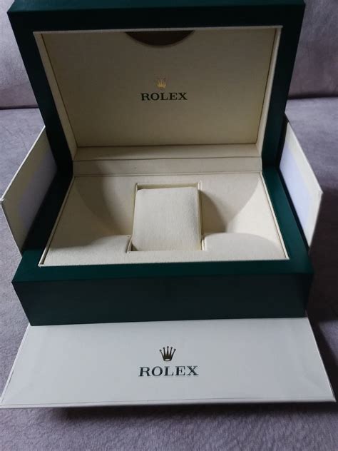 empty rolex watch box.